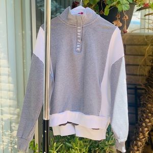 XS gray PINK sweatshirt